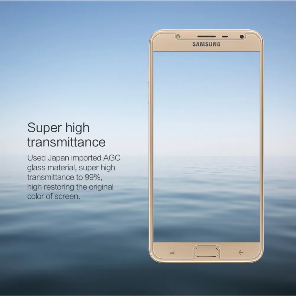 Оригинальная Защитная пленка NILLKIN из закаленного стекла для samsung Galaxy J7 Duo Amazing 9H 0 33