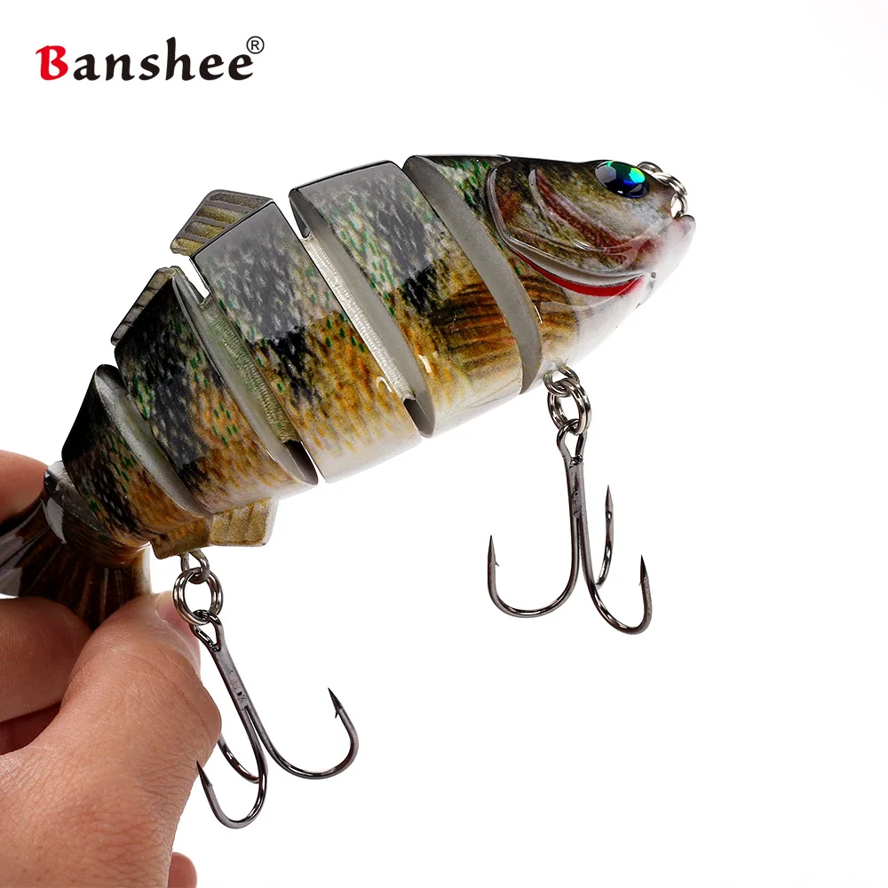 

Big bass lures Fishing Wobbler Lifelike Multi Jointed 6 Segments Swimbait VSJ06-6 Hard Bait Isca Artificial hard bait Sinking