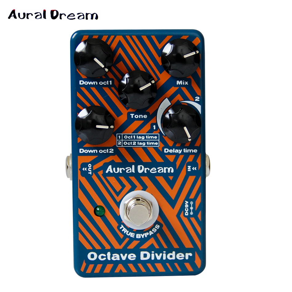 Новинка 2017 педаль эффектов звуковая мечта октавный делитель цифровая гитара