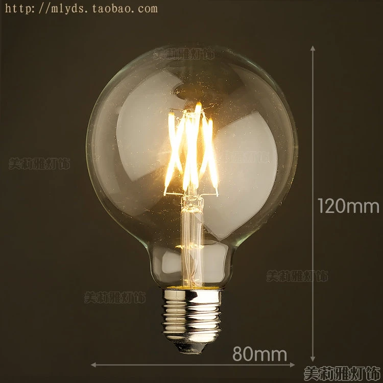 

4W E27 220V For Decor LED Bombilla Lampada Edison Lamp Bulb Light Vintage Ampoules Decoratives T10 G80 G95 ST64 T225 T30