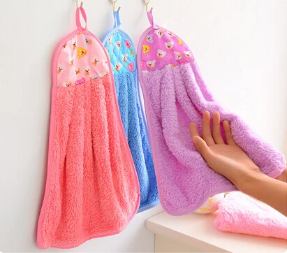 

Microfiber Cartoon Absorbent Hand Dry Towel Clearing lovely animal face Towel For Kitchen Bathroom Office Car Use ZW83