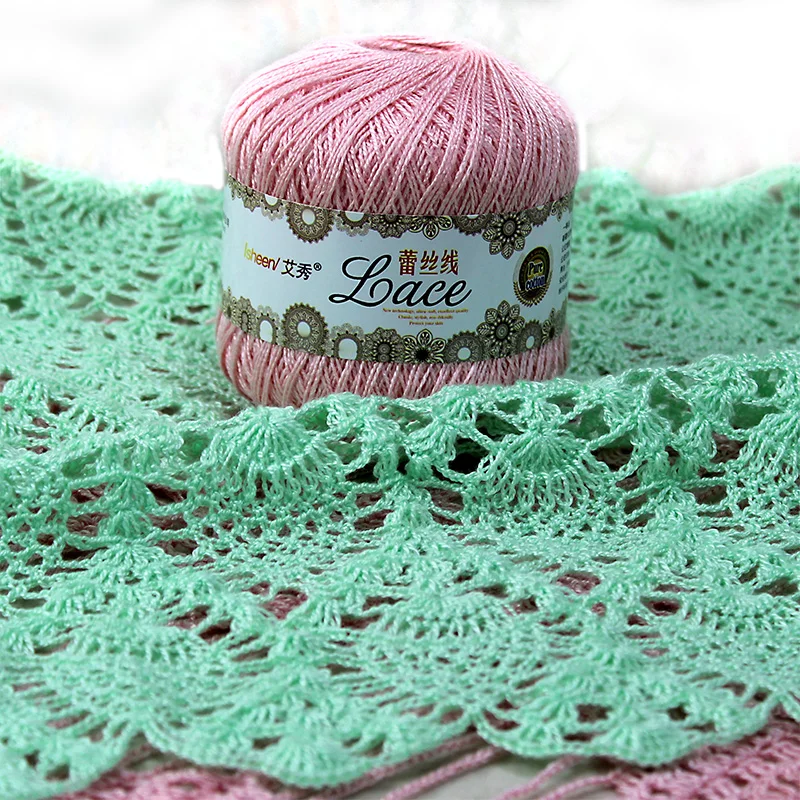 

300g/lot 8# Lace Crochet Thread Cotton Thread Lace Yarn Summer Cotton Wool Fine Yarns for Hand Knitting Threads