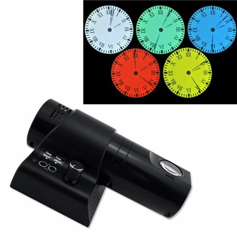 В римском стиле светодиодный Проекционные часы цифровой висит настенные