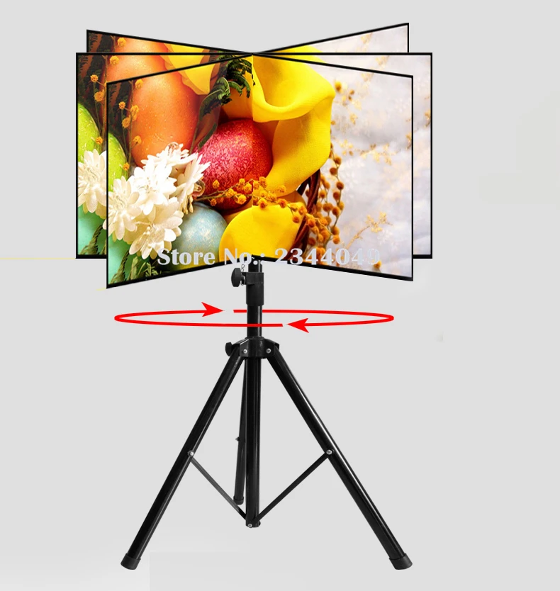 Поворот на 360 градусов 32-5" Крепления для телевизоров штатив Стенд trk-h44 Макс. VESA 500*400 мм загрузки 50kgs наклона регулируемая высота ТВ напольная подставка