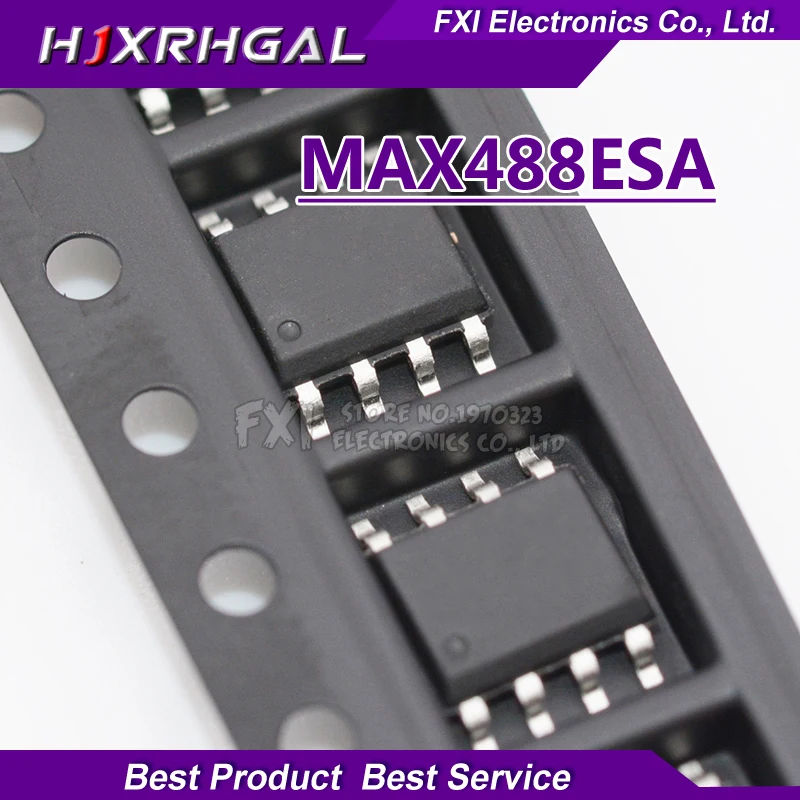 10 шт. приемопередатчик MAX488ESA MAX488 SOP 8 Интерфейсный IC передатчик с интерфейсом