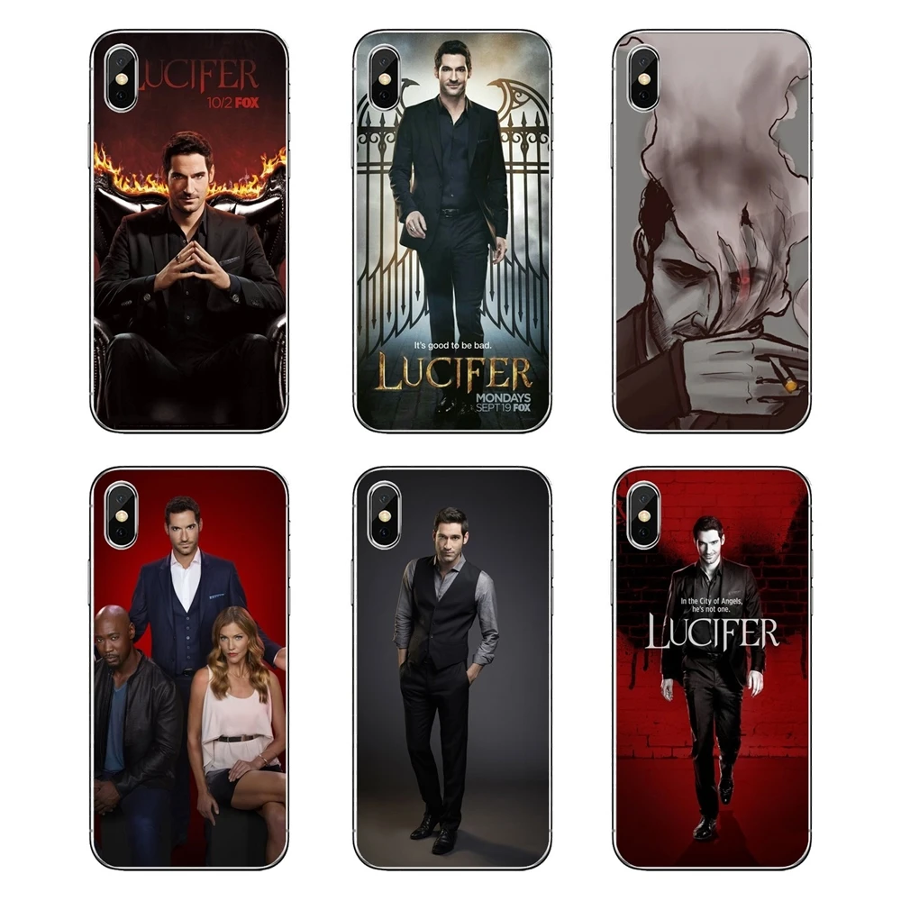 For Samsung Galaxy A5 A6 A7 A8 A9 J4 J5 J7 J8 2017 2018 Plus Prime movie Lucifer wallpaper Transparent Soft Cases Covers |