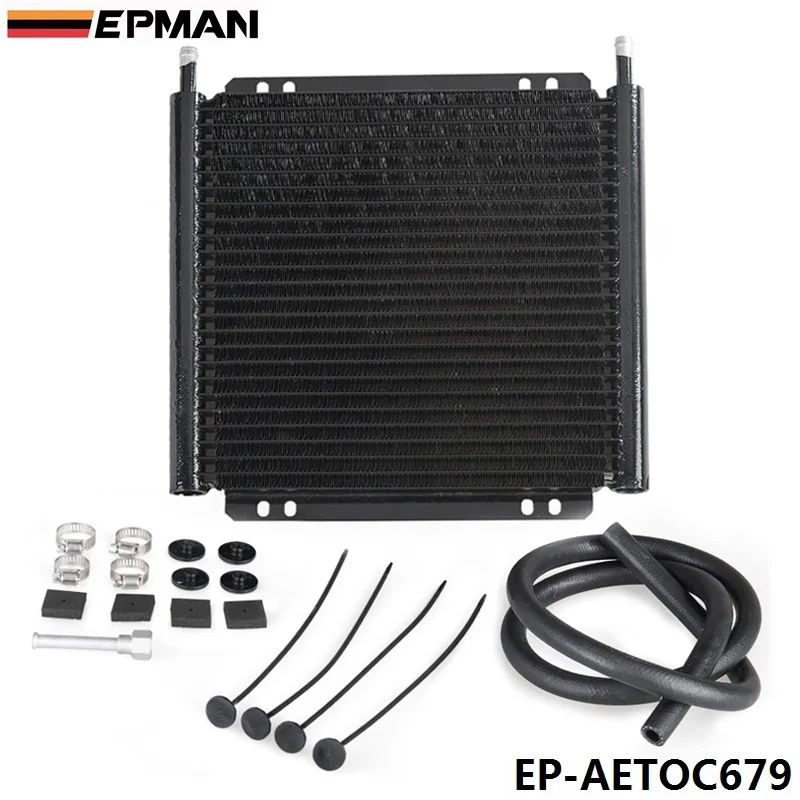 

Racing Car Aluminum Performance 24 Row Series 8000 Plate & Fin Transmission Cooler Kit EP-AETOC679