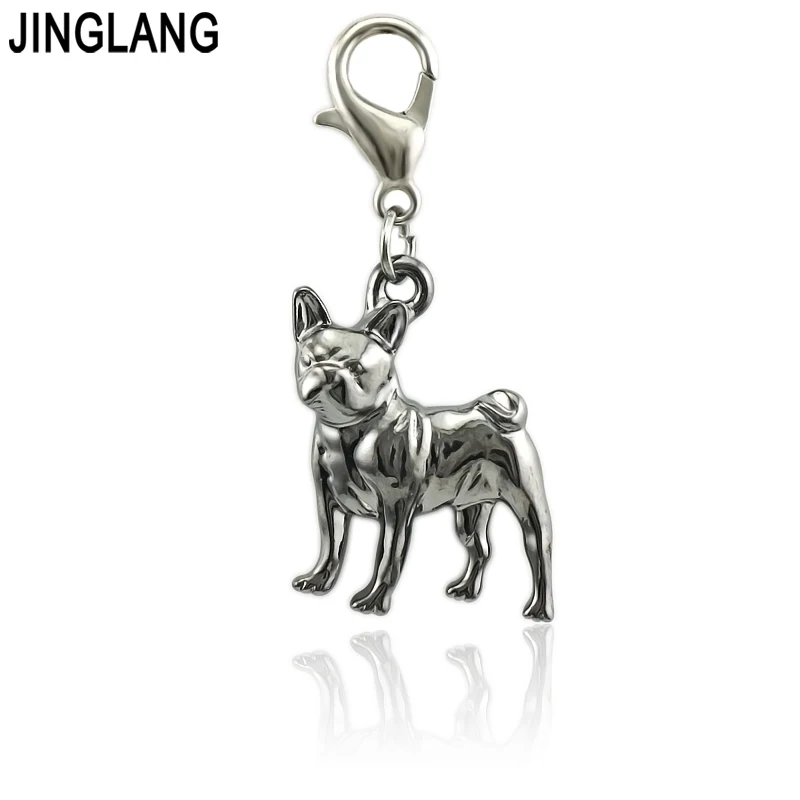 

JINGLANG подвеска в виде собаки, подвески, сделай сам, ювелирное изделие, браслет, ожерелье, подвеска в виде капли масла, 12 шт.