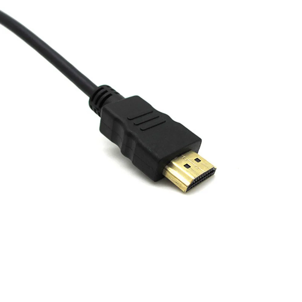 Новинка 1080P HDMI штекер VGA разъем Аудио Видео AV TV HD ТВ конвертер адаптер кабель 0 2