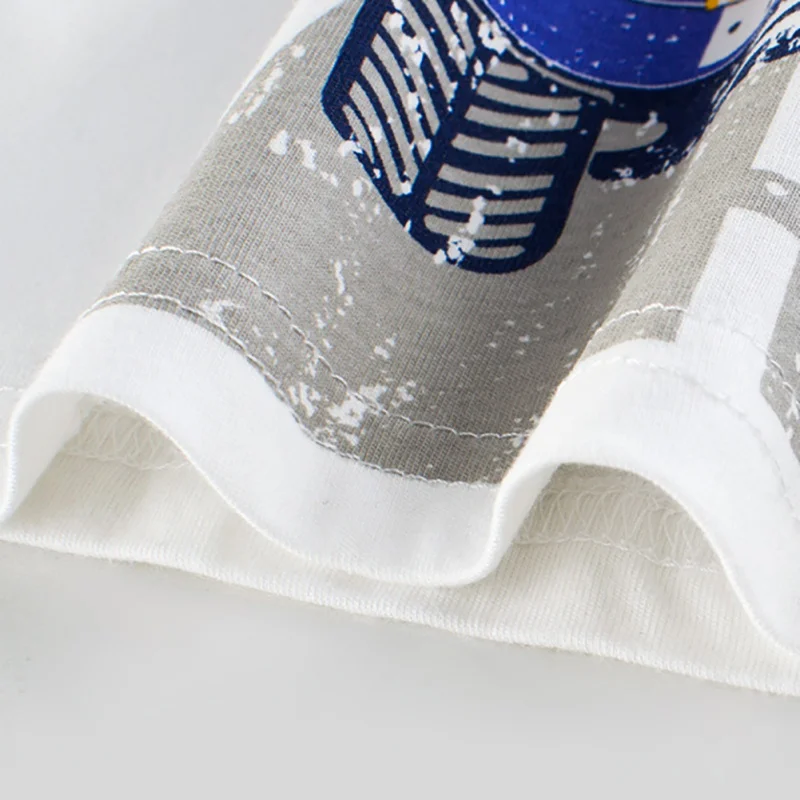 Детские футболки с героями мультфильмов для маленьких мальчиков и девочек