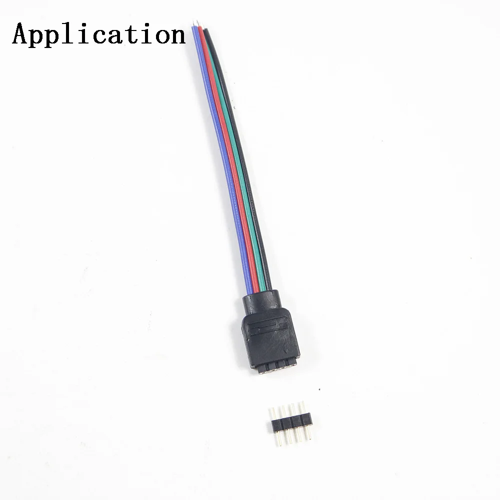 10 шт. разъём для светодиодной ленты 3528 5050 SMD|4pin rgb|led accessoriesrgb 4pin |
