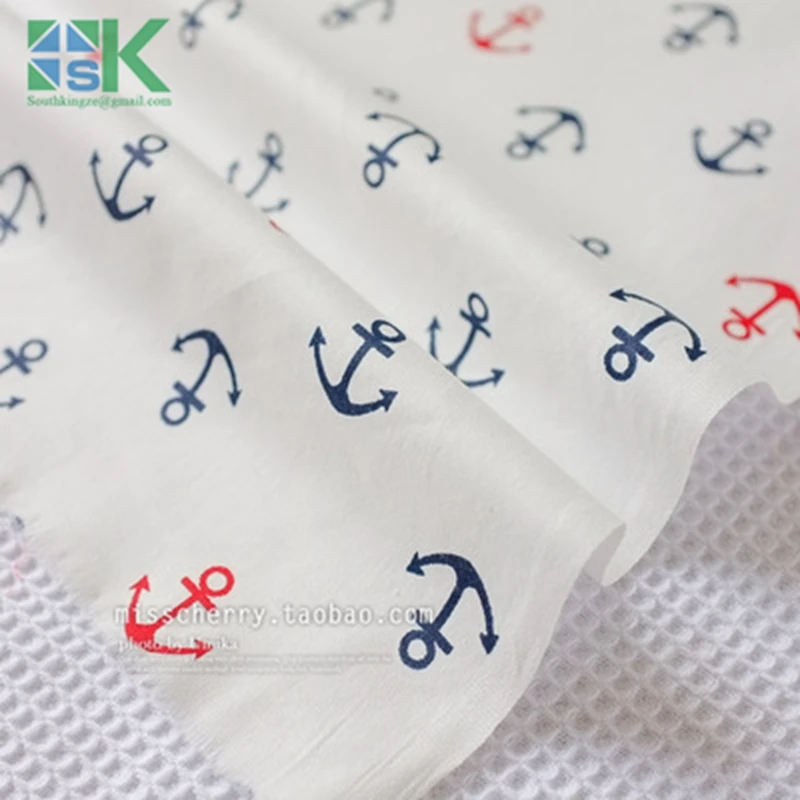 DIY Хлопчатобумажная Ткань ткань вмс ветер якорь водопад набор красный и синий