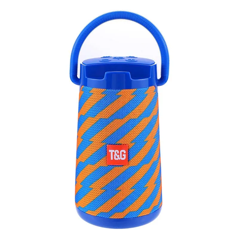 TG138 Blue orange 30 Вт Высокая мощность беспроводной bluetooth динамик открытый водонепроницаемый портативный аудио ubwoofer с AUX TF карты коробка TG138 - Цвет: TG138 Blue orange