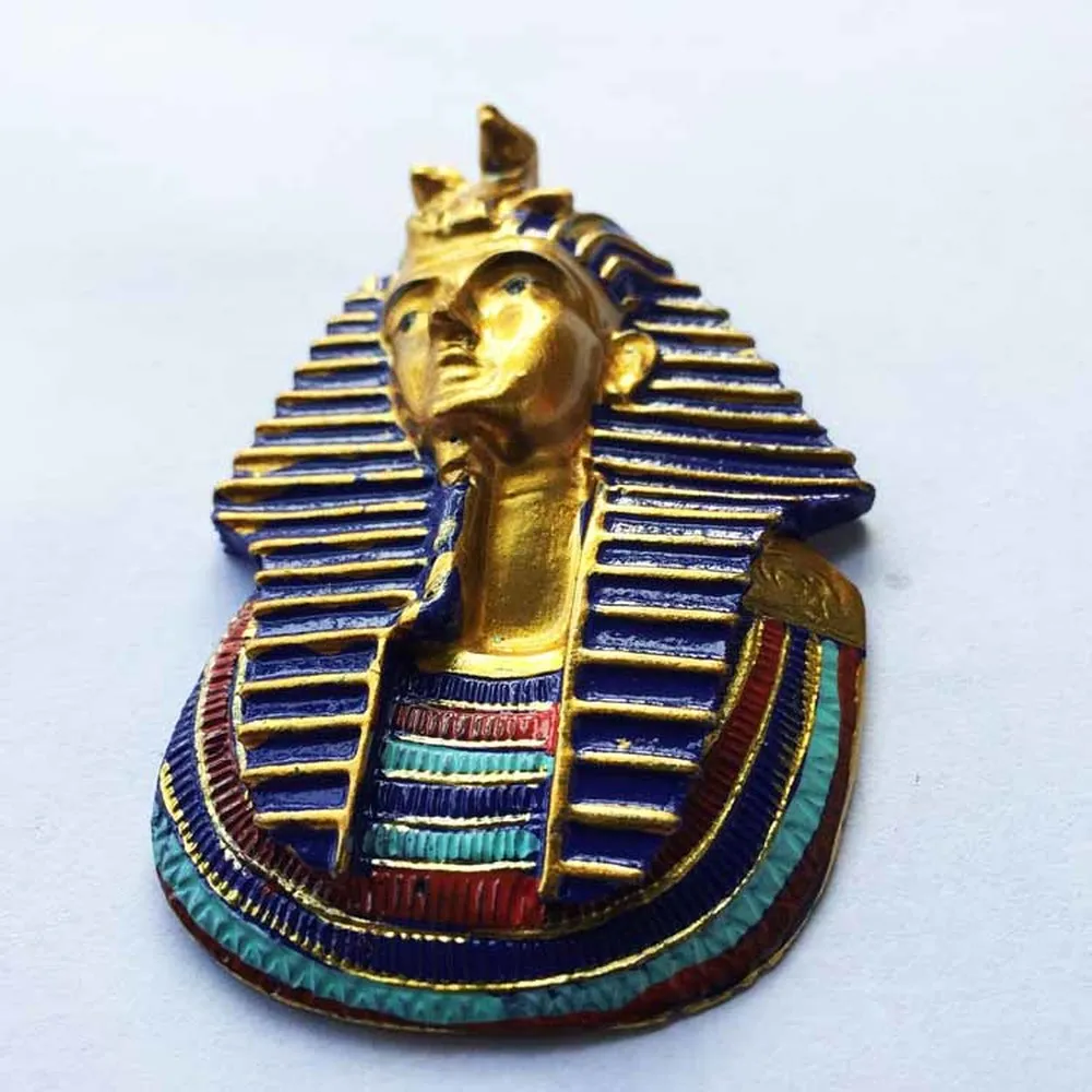 3D Resin Egyptian Pharaoh Fridge Magnet Egypt Tousit Souveirs Refrigerator Magnets Kitchen Magnetic Sticker Home Decorations | Дом и сад
