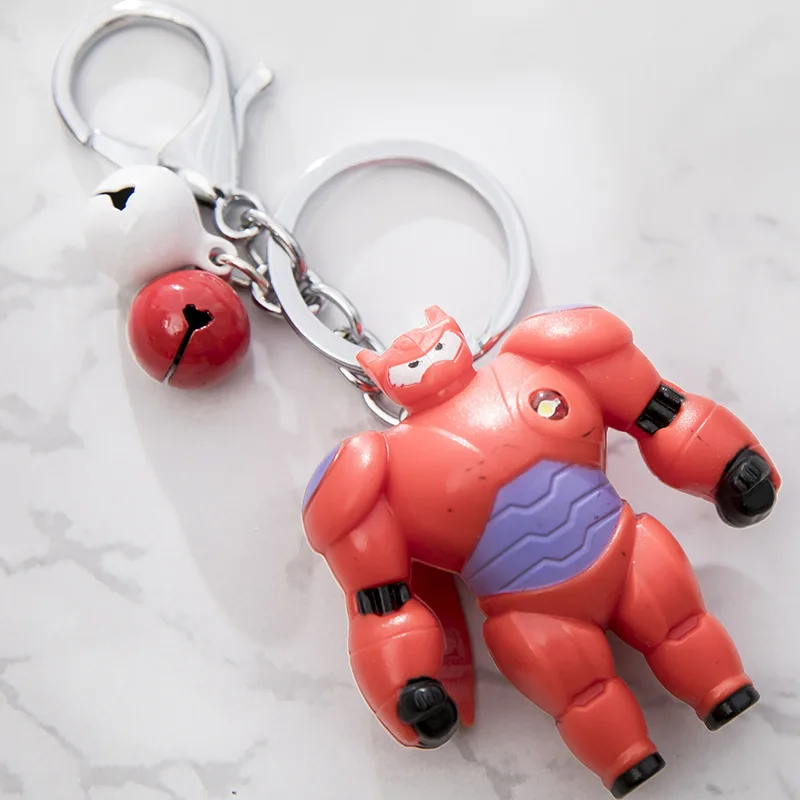 Новинка модная цепочка для ключей Big Hero Baymax светодиодный фонарик фигурки героев