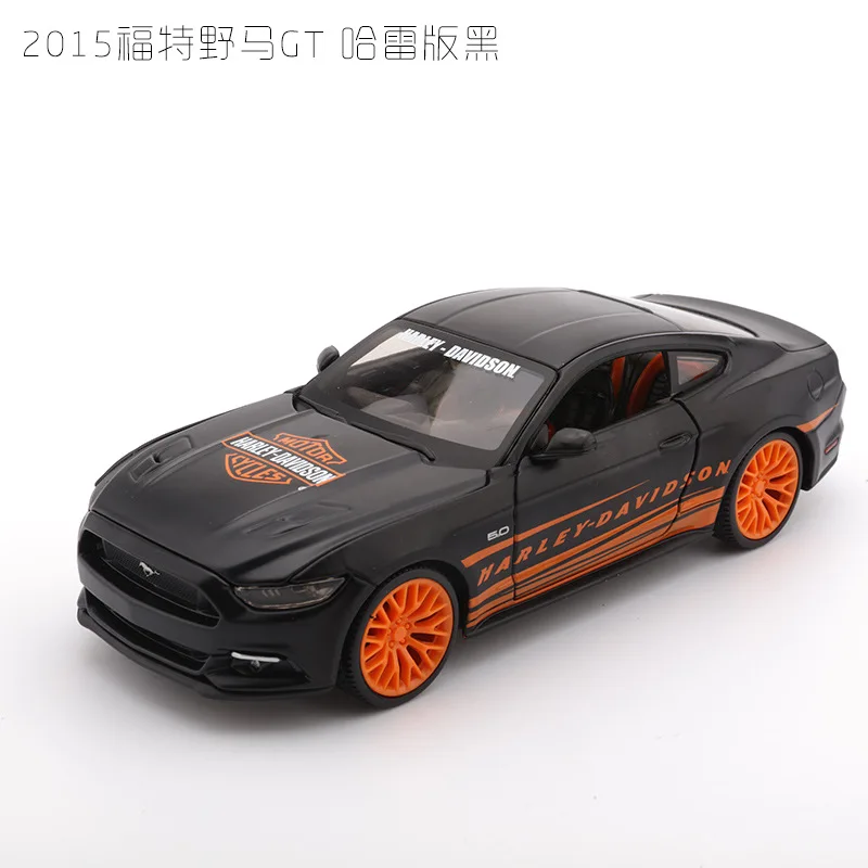Модель спортивного автомобиля из сплава в масштабе 1:24 игрушка для Fordalde Mustang GT с