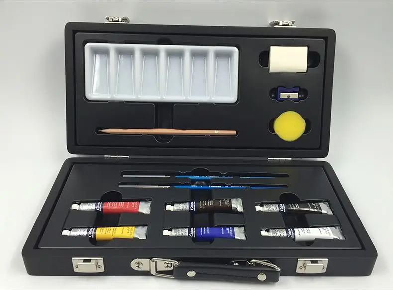 Winsor &amp Newton Cotman фотообои деревянный чемодан художественная коробка | Канцтовары