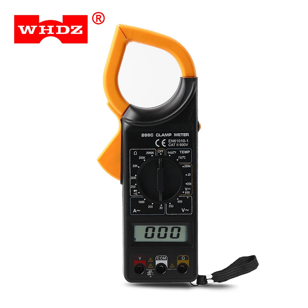 WHDZ 266C Цифровые токоизмерительные клещи переменного тока/постоянного тока