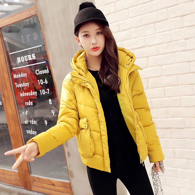 Hndjxxxy 2018 New High Quality Women Winter Jacket Fashion Girls Hooded Bread Casual Oversized Warm Wadded Coat Outwear | Женская одежда