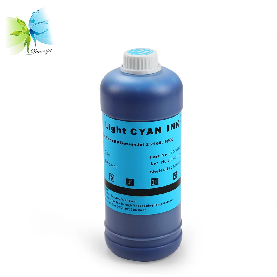 Пигментные чернила Winnerjet 500 мл x 8 цветов для hp 70 # принтера Hp Designjet Z2100 Z5200|ink 500ml|pigment