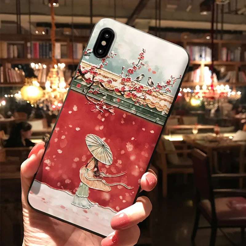Чехол для телефона в китайском стиле с изображением запрещенного города iPhone XS MAX