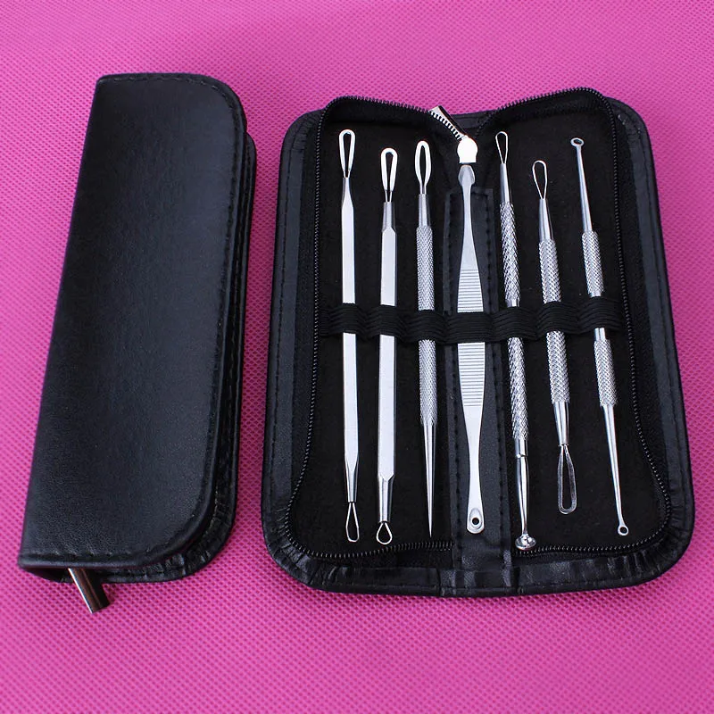 7 шт./компл. средство для удаления прыщей и пятен макияжа лица средства очистки