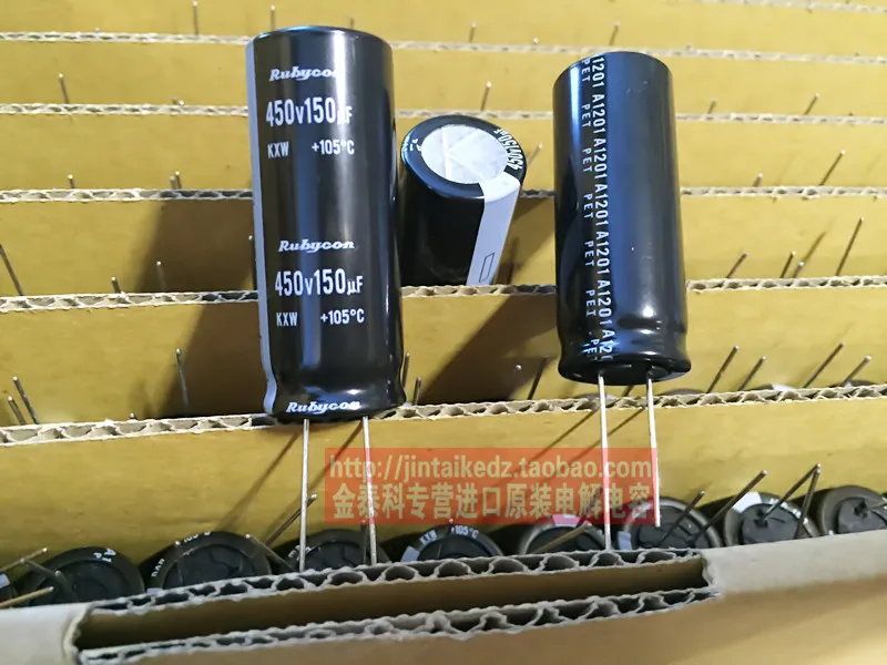 2020 горячая распродажа 10 шт/30 шт импортные origl Rubycon 450V150UF 18X45 KXW серии 105 градусов