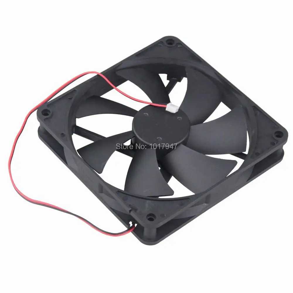 1 шт. Gdstime 12 В 2Pin 14025 140 мм 140x140x25 мм 14 см PC чехол для компьютера cpu вентилятор охлаждения постоянного тока