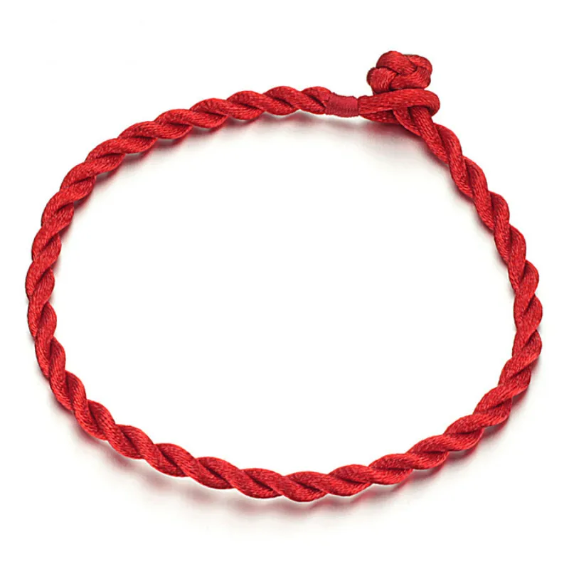 

(1 item) Jewelry Wholesale New listing Korean Jewelry Wholesale Hand-Woven Creative Red Rope