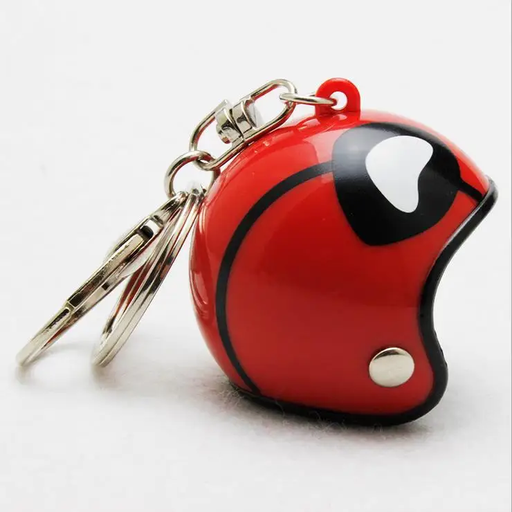 Punk Biker Motorcycle Helmet Keychain Pendant Classic Key Ring Casque Movie role Spider-Man Ultraman Hero Car Rings | Украшения и