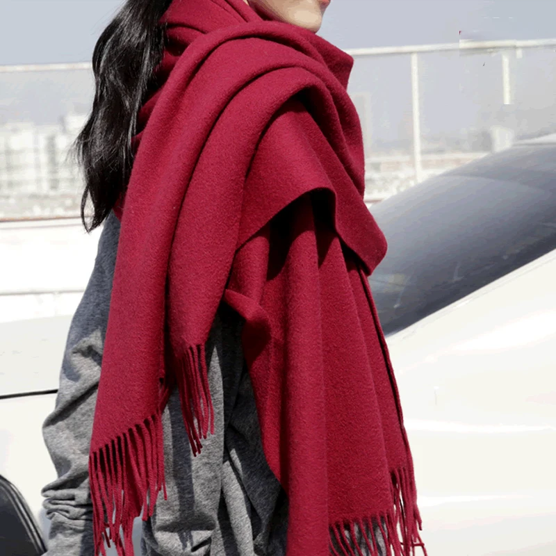 Кашемировые шарфы женский зимний шарф 2018 из пашмины женские роскошные Брендовые