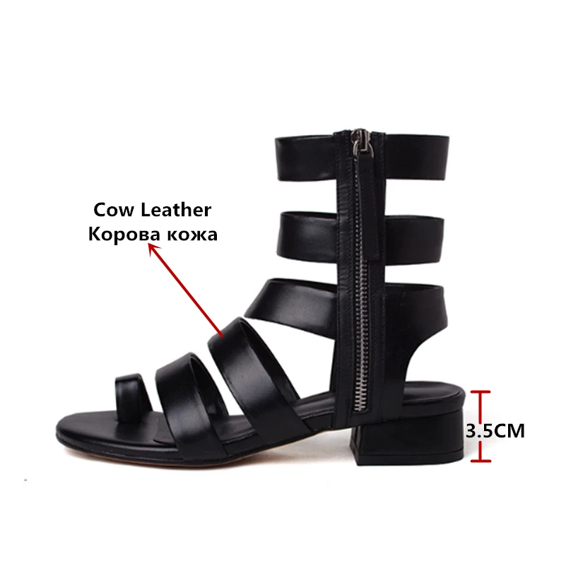 Женские сандалии гладиаторы FEDONAS летняя обувь на высоком каблуке с ремешком