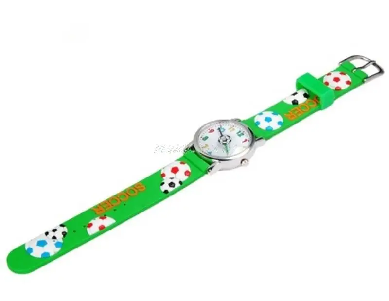 WILLIS кварцевые детские часы разнообразие Мультфильм Футбол 3D водонепроницаемые