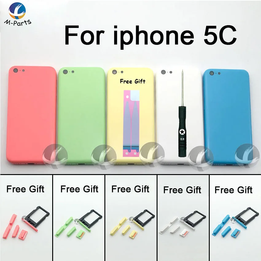 Задняя крышка для iphone 5C Крышка аккумуляторной батареи рама шасси высокое