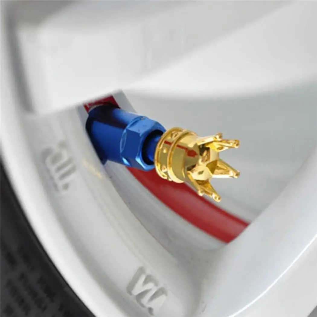 Корона Форма шины для легковых автомобилей крышки стержня вентиля мини камера