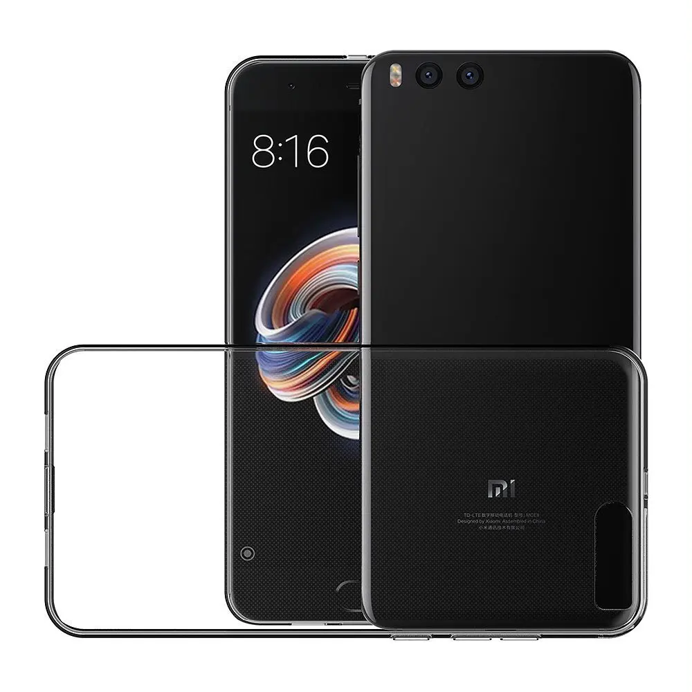 TPU Case for Xiaomi Mi Note 3 Ultra-Thin Soft Transparent Back Crystal Clear Slim Protective Silicone Full Cover |