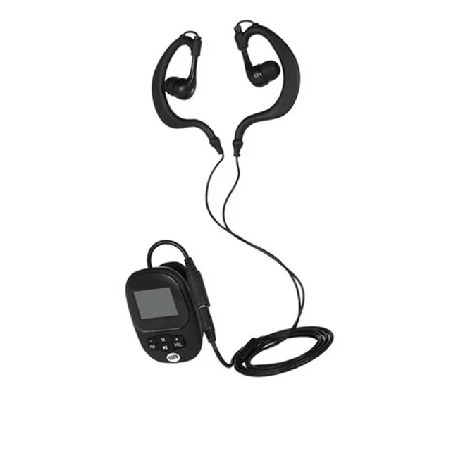 Black Новейший 4G 8GB IPX8 Дайвинг Плавание ming MP3 водонепроницаемый плеер наушники для подводного серфинга Спорт Плавание мини гарнитура FM Радио экран MP3 - Цвет: Black