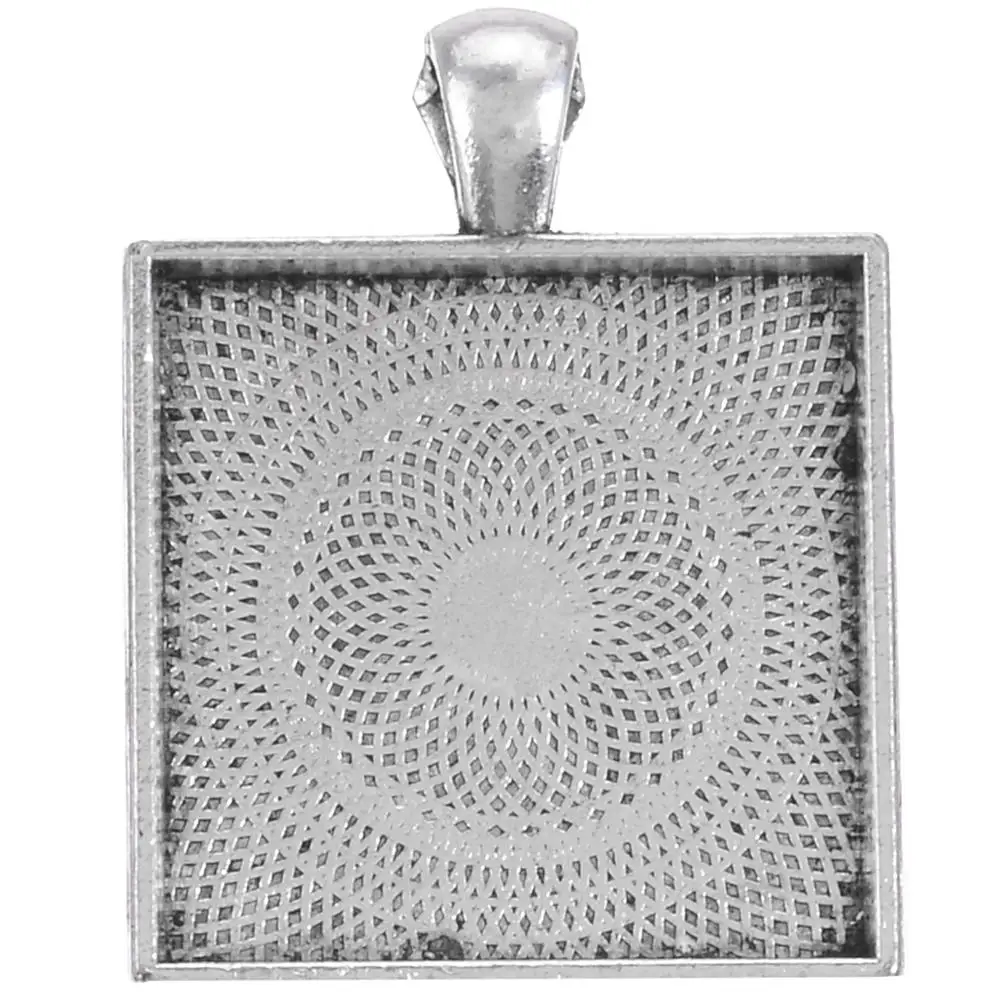 31 Piece Silicone Resin Molds Crystal Pendant Tray DIY Jewelry Kit Square/Round/Oval /Heart/Teardrop Cameo Base | Украшения и