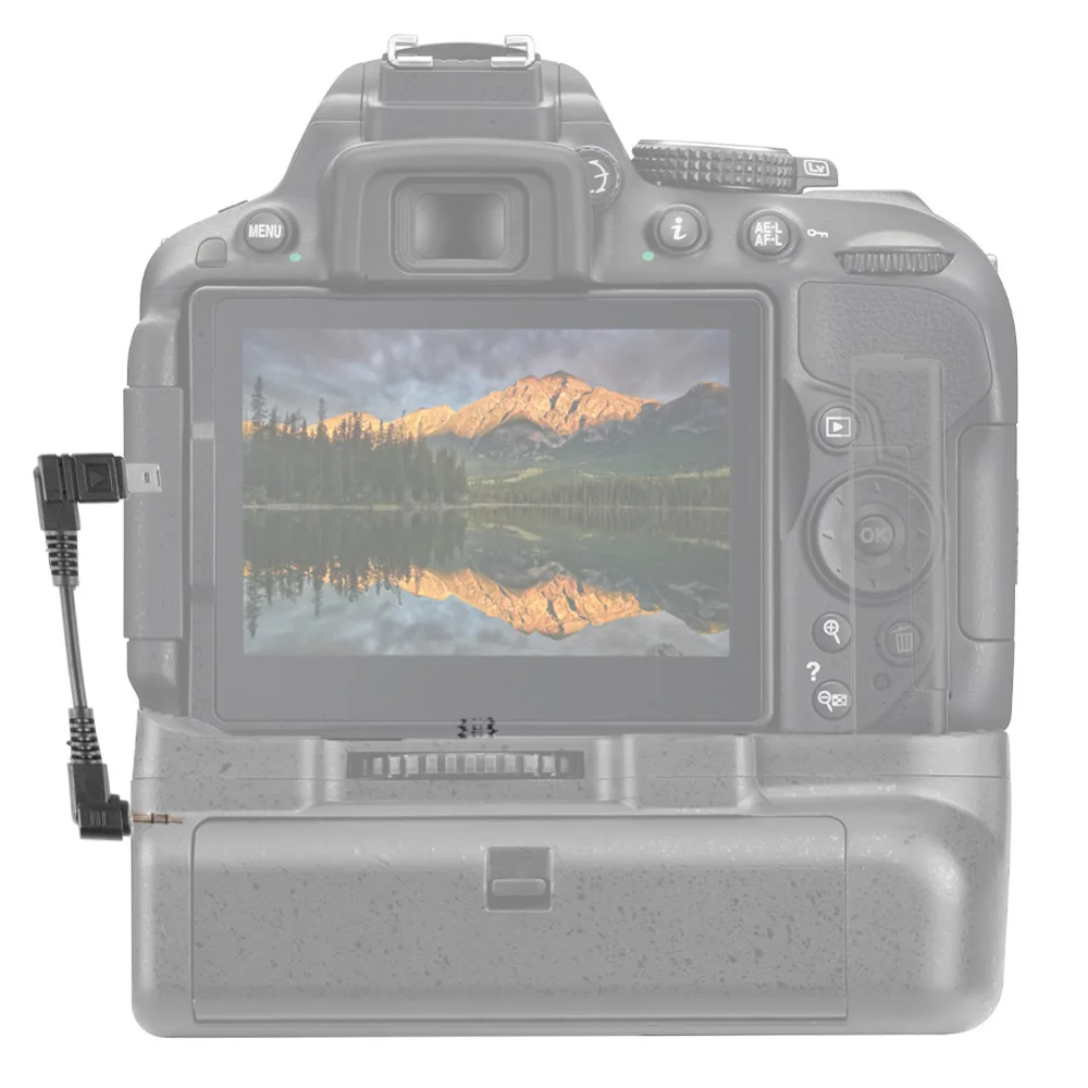 Neewer передающий кабель соединительный для аккумулятора ручка Nikon D3100 D3200 D5100 D5200 SLR