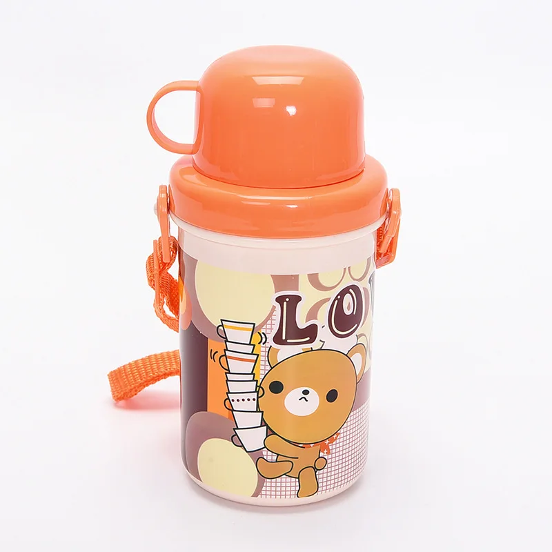 Детская водная бутылка 2017 года с милым ребенком для путешествий, портативная, безвредная для школьного питья.