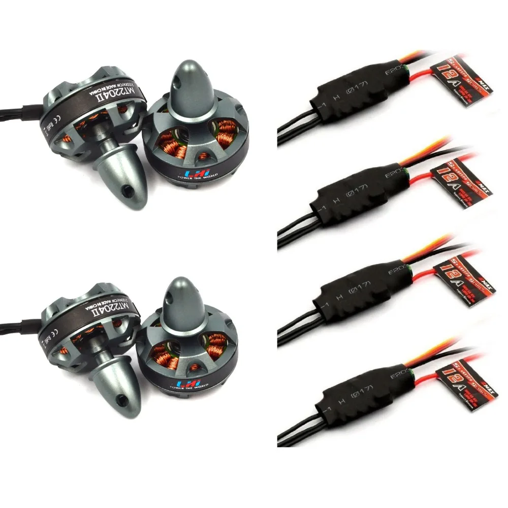 Для QAV 250 210 180 220 RC plane ZMR fpv Quadcopter 4x EMAX SimonK 12A ESC + 4x2204 2300KV 8 KHz bruselss Motor|emax simonk 12a esc|12a escsimonk