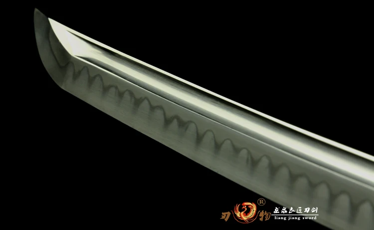 

Hand forged Combat Japanese Functional Katana Clay Tempered L6 Steel Blade Sword
