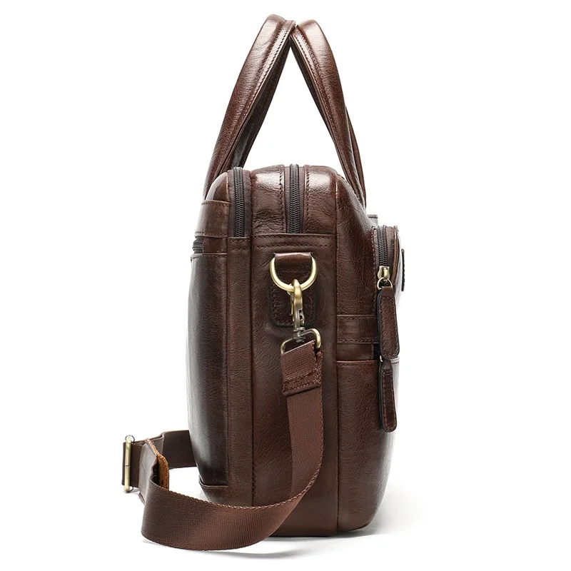 Портфель WESTAL из натуральной кожи для мужчин сумка ноутбука большой офисный