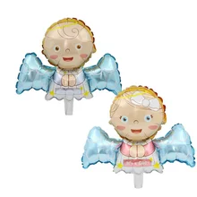 Детские воздушные шары из фольги Angel Baby надувные для свадебной