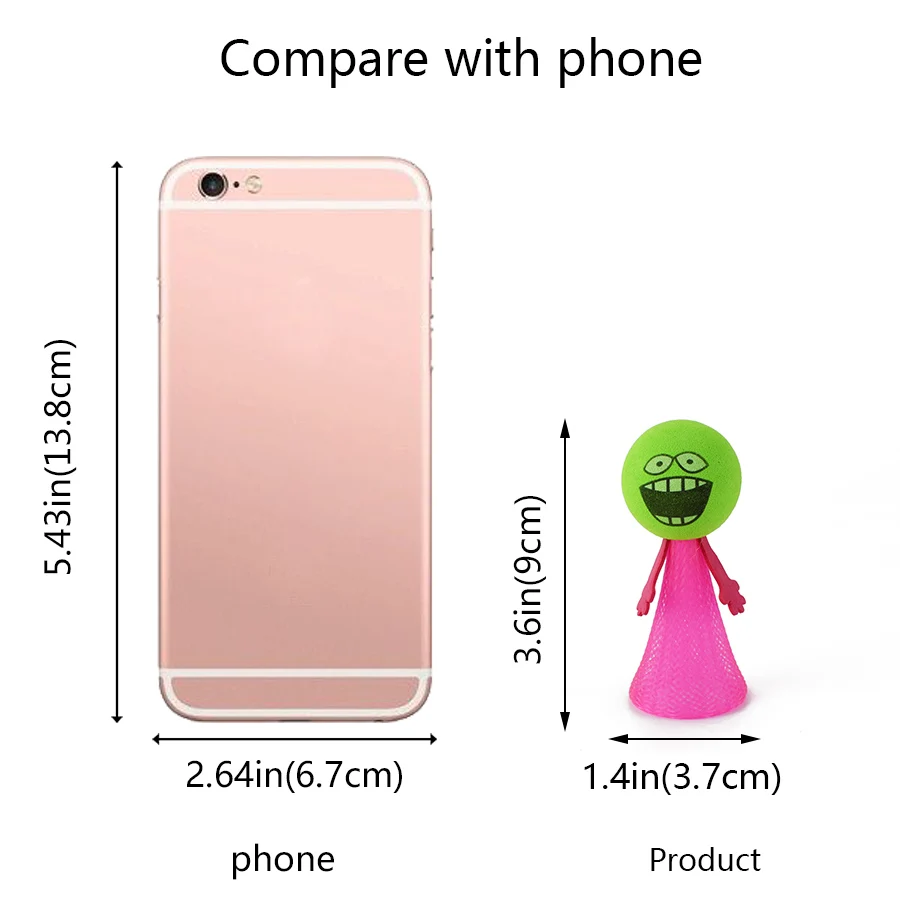 1 шт. Забавная летающая прыгающая кукла Интересная Случайный цвет Мягкие Странные Творческие Игрушки Обучающиеся для Детей Подарки on.