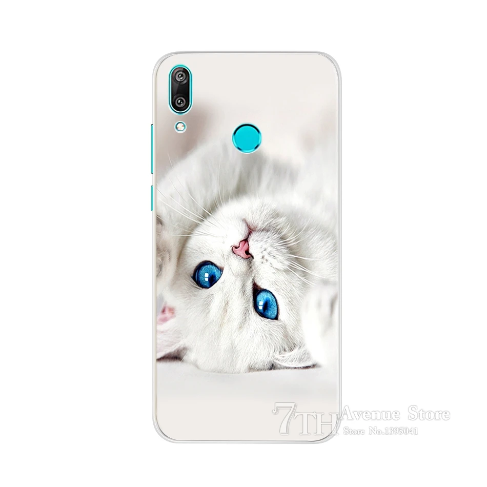 Темно-серый Силиконовый чехол для телефона из ТПУ для huawei Y7 Prime, мягкий чехол из ТПУ для huawei Y7, чехол для huawei Y 7 Y7 Prime - Цвет: Темно-серый