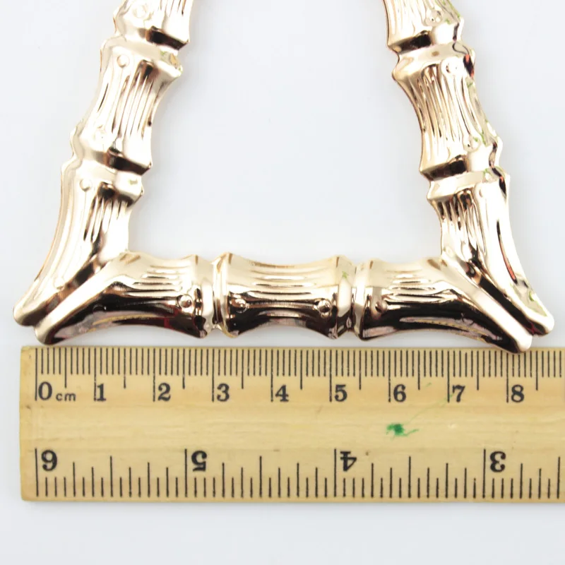 2017 трапециевидные Бамбуковые серьги-кольца блестящие элегантные подарочные