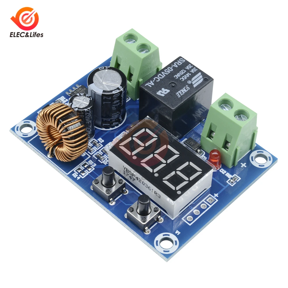 XH-M609 12 V-36 V DC Цифровой Батарея Зарядное устройство защита от перезаряда модуль литий Батарея Напряжение под Напряжение защитная доска