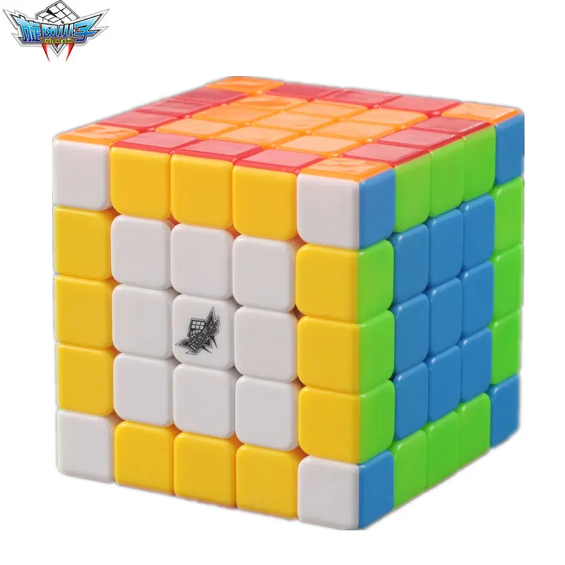 Бренд Cyclone Boys 5x5x5 Cube Magic Stickerless/Black Профессиональная игра головоломка 5x5 Speed для
