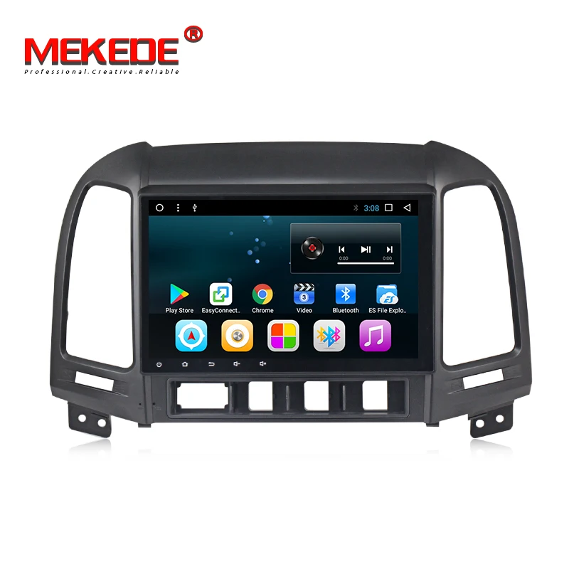 T3 Android 8 1 четырехъядерный автомобильный Радио DVD gps для hyundai Santa Fe 2006 2012 головное